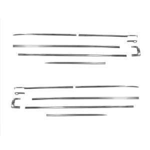 1963 Ford Galaxie 2 Door Polished Body Molding Set