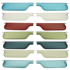 1967-1969 Chevrolet Camaro Convertible Sun Visors - Madrid Vinyl