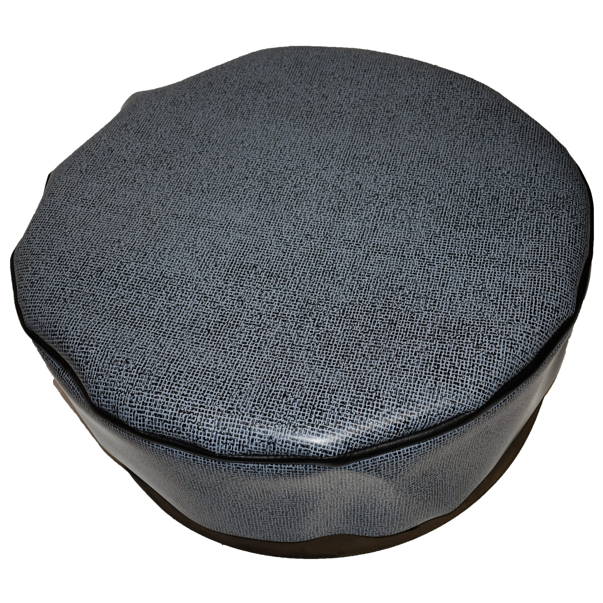 1960-1976 Mopar Rubber Spare Tire Cover With Fiberboard Gray Herringbone