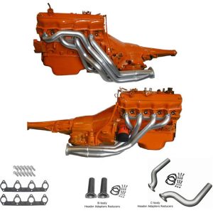 1962-1966 Mopar B Body 318 Poly 1-3/4" Full Length Headers