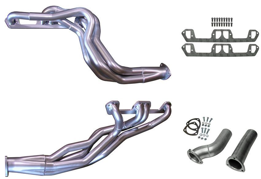 1966-1988 Mopar B, E, F, And M Body Small Block 318, 340, And 360 1-5/8" X 1-3/4" Full Length Step Headers