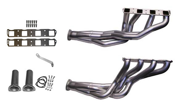 1966-1974 Mopar B And E Body 2-1/4" 426 Hemi Race Headers 4.0" Collectors