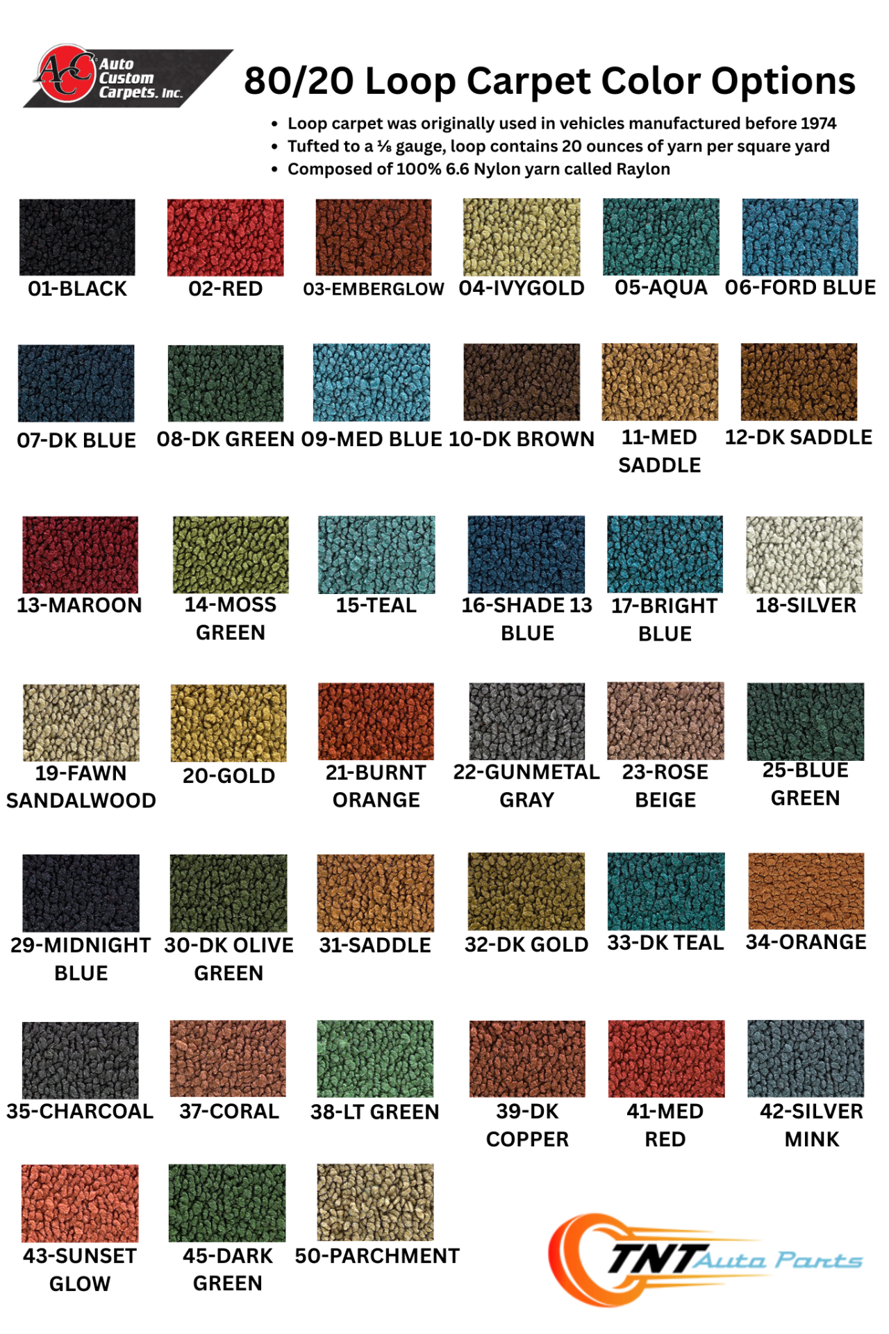 1965 Mercury Montclair 2 Door Carpet Set - Image 4