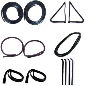 1980-1986 Ford Pickup Truck Weatherstrip Kit WITHOUT Trim Groove