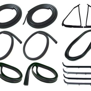 1987-1991 Ford Pickup Truck Weatherstrip Kit WITHOUT Trim Groove