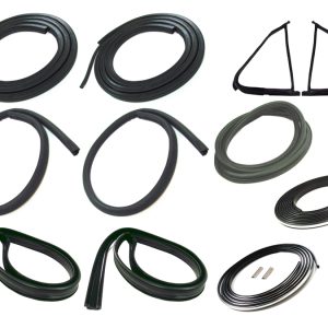 1987-1991 Ford Pickup Truck Weatherstrip Kit WITH Trim Groove
