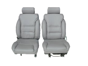 1987-1995 Chrysler LeBaron Convertible Sport Model Vinyl Seat Upholstery Set W/ Perforated Inserts - Image 2