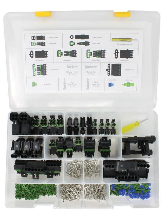 Weather Pack Terminal & Connector Kit