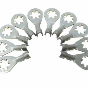 18-20 Gauge Ring Terminals With .20 Serrated Hole