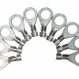 14-16 Gauge Ring Terminals With .28 Hole 10 Piece