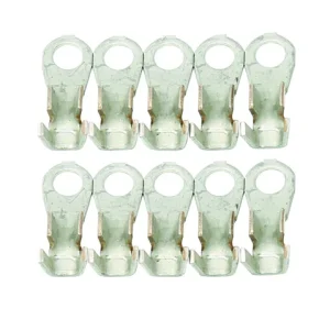 10-12 Gauge Ring Terminals With .20 Hole 10 Piece