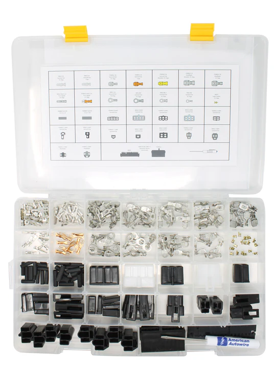 Professional Grade Wiring Terminal & Connector Kit 250 Piece