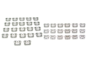 1968-1972 Chevrolet Chevelle 2 Door Hardtop Windshield And Rear Window Molding Clip Kit