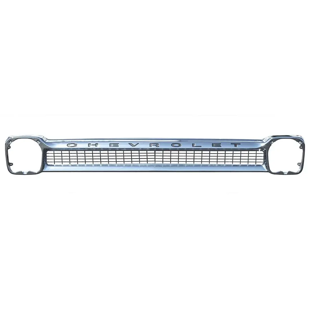 1964-1966 Chevrolet Pickup Truck Chrome Grille Assembly AMD