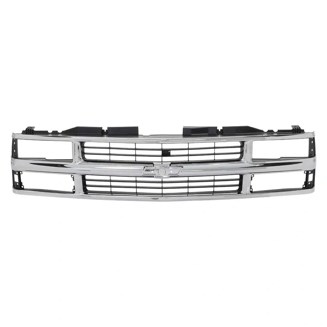 1994-1999 Chevrolet Truck Blazer Suburban Chrome Gray Grille W/ Composite Headlights AMD