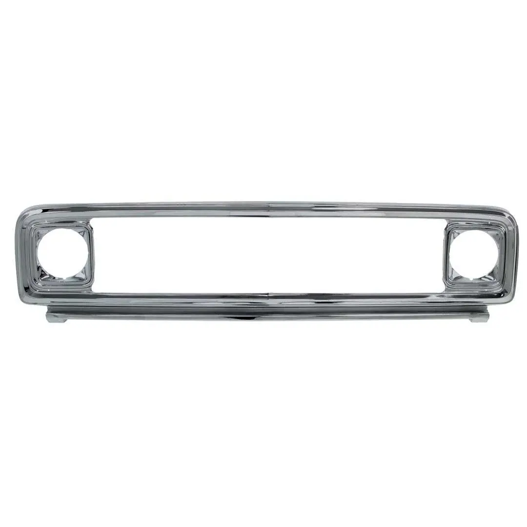 1971-1972 Chevrolet Truck Blazer Suburban Chrome Grille Shell W/ Headlight Bezels AMD
