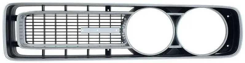 1971 Dodge Charger Black And Silver left Hand Grille