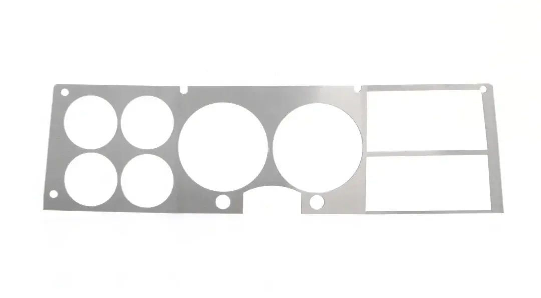 1981-1987 Chevrolet GMC Truck Blazer Suburban Brushed Aluminum Dash Bezel Trim
