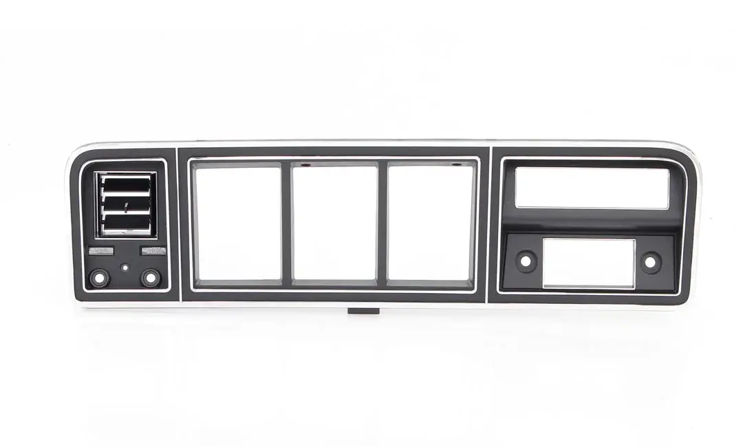 1973-1979 Ford Truck & Bronco Black Dash Bezel W/ AC