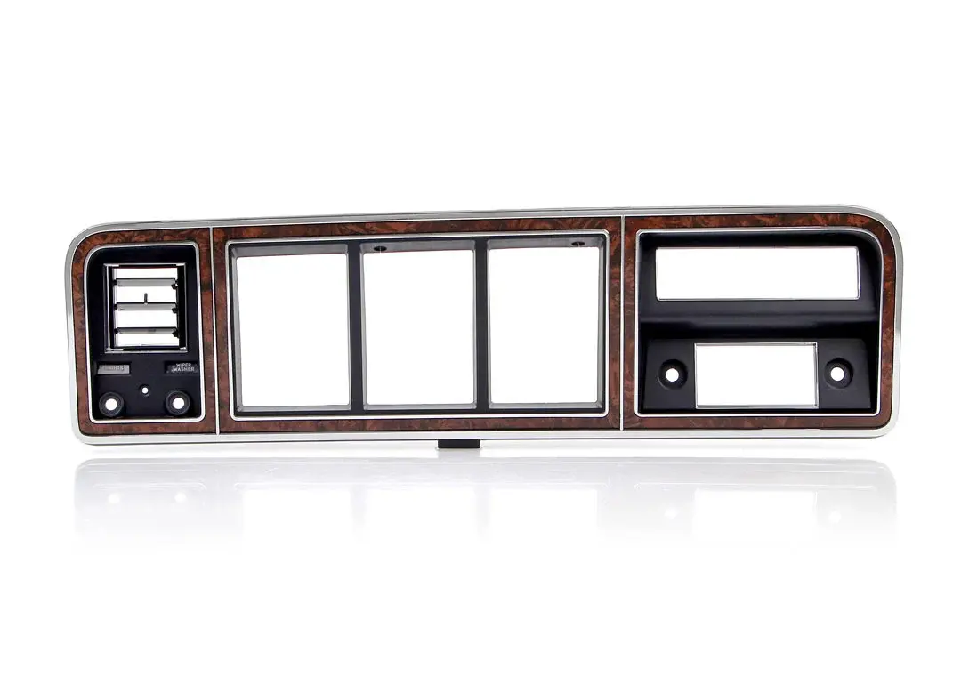 1973-1979 Ford Truck & Bronco Woodgrain Dash Bezel W/ AC