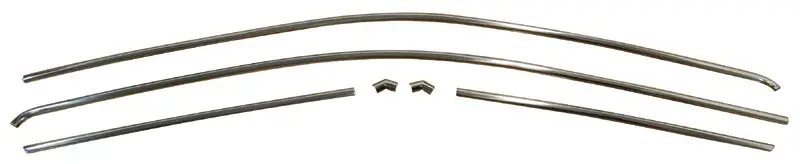 1967-1969 Plymouth Barracuda Coupe & Notchback Drip Rail Molding Set AMD