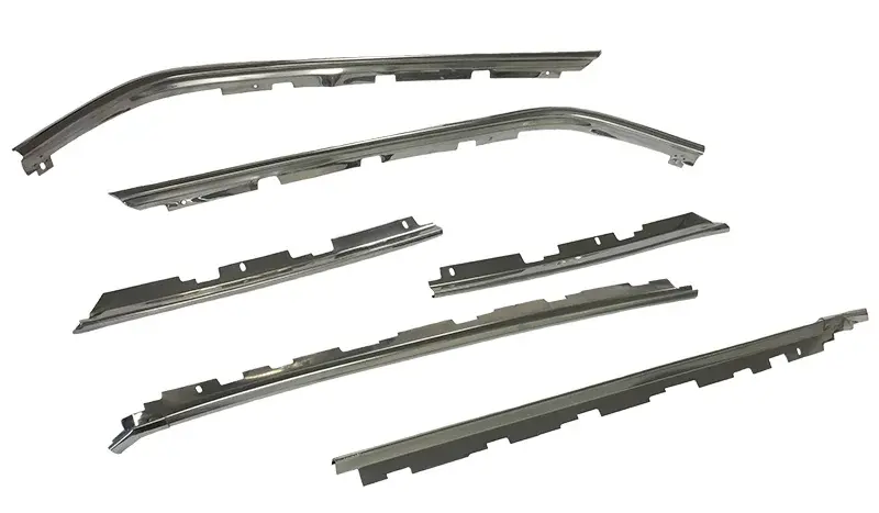 1970-1974 Plymouth Cuda Barracuda Drip Rail Molding Set AMD