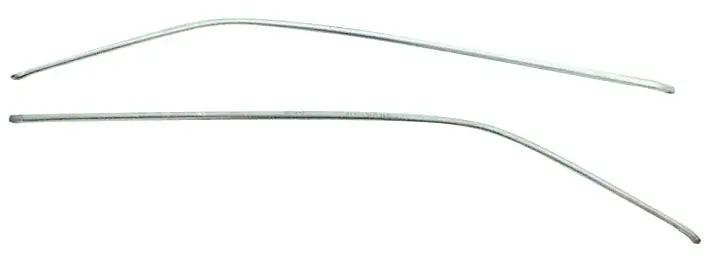 1966-1967 Chevelle GTO Skylark Cutlass 2 Door Drip Rail Molding Set AMD