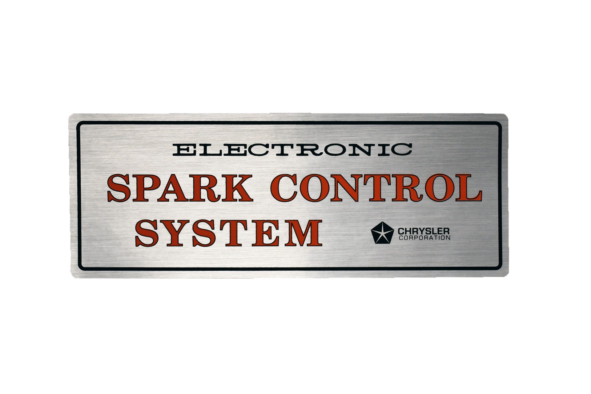 1976-1980 Chrysler Electronic Spark Control System Air Cleaner Decal