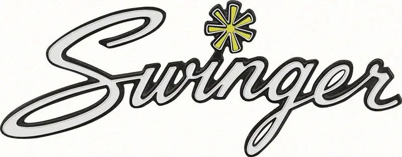 1970 Dodge Dart Swinger Trunk Emblem