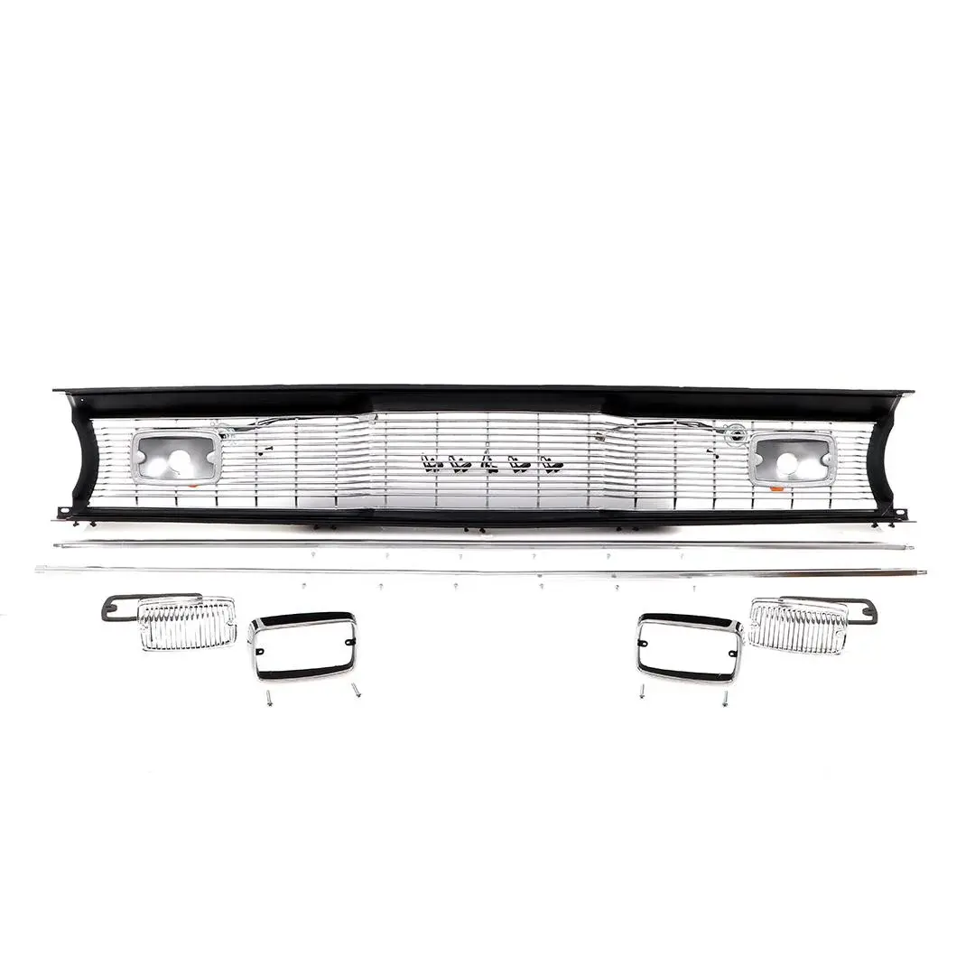 1971 Plymouth Duster Scamp Valiant Grille Assembly Set