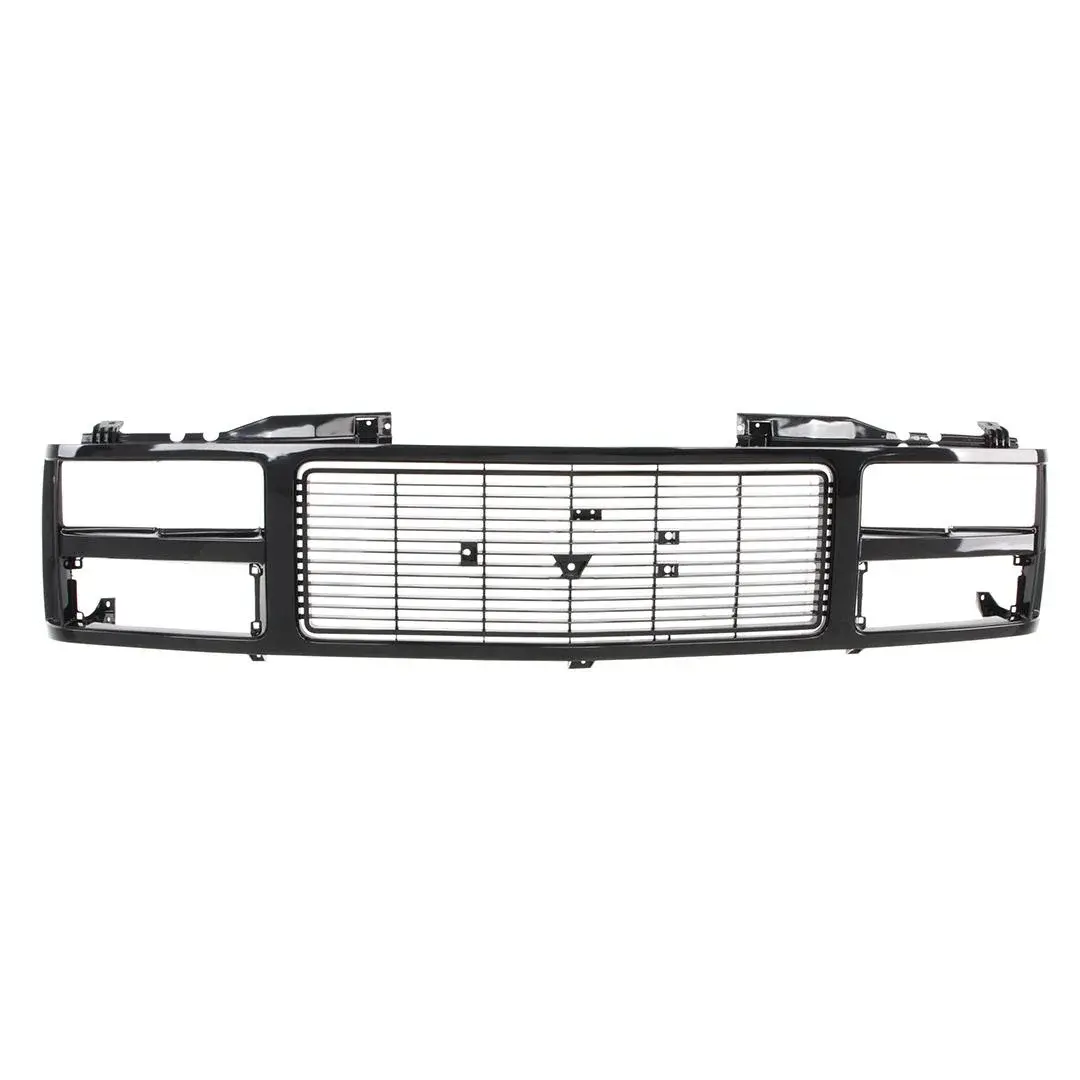 1988-1993 GMC Truck Jimmy Suburban Argent Black Grille W/ Dual Headlight