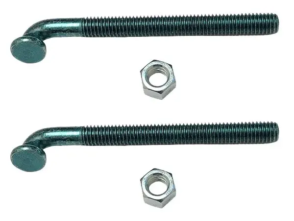 1964-1976 Mopar A B E Body Fuel Tank Strap J Bolt & Nut Set