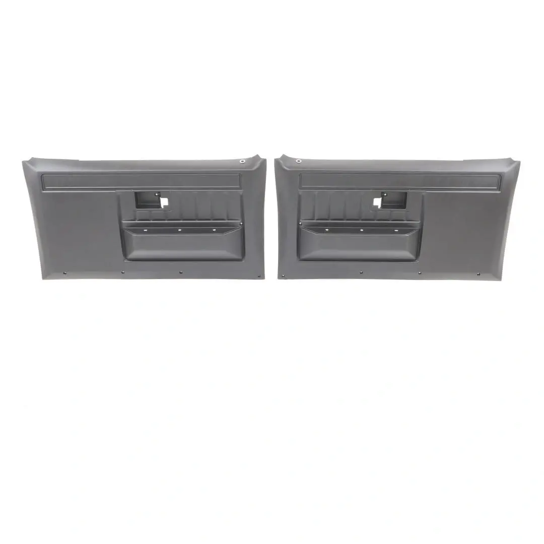 1981-1991 Chevrolet GMC Truck Blazer Suburban Black Front Door Panels AMD
