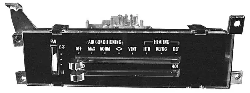 1971-1972 Chevrolet Chevelle Monte Carlo El Camino Heater Control Panel W/ AC