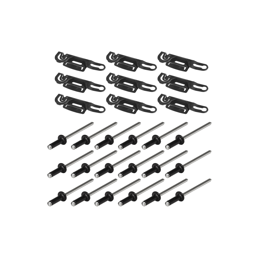 1980-1996 Ford Pickup Truck & Bronco Lower Windshield Molding Clip Kit