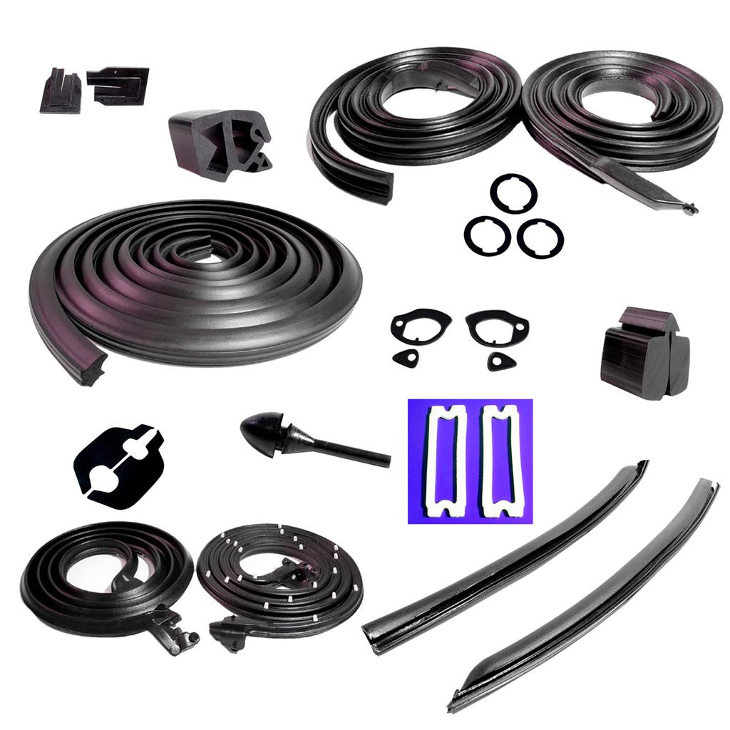 1966 Chevrolet Chevelle & Malibu 2 Dr Hardtop Master Weatherstrip Kit