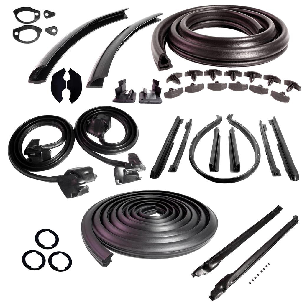 1970 Chevrolet Chevelle & Malibu Convertible Master Weatherstrip Kit W/ Metal Inner Fender