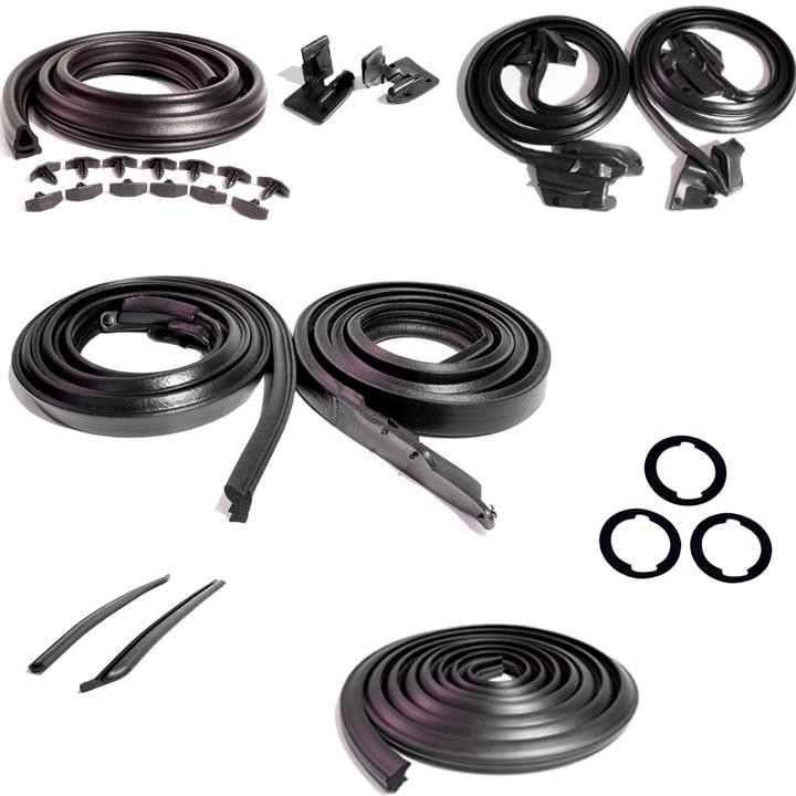 1968 Pontiac GTO LeMans Tempest 2 Dr Hardtop Master Weatherstrip Kit