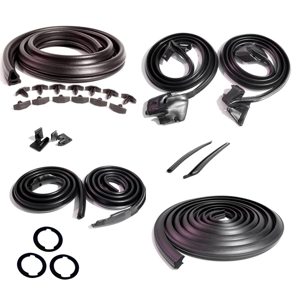 1969 Pontiac GTO LeMans Tempest 2 Dr Hardtop Master Weatherstrip Kit