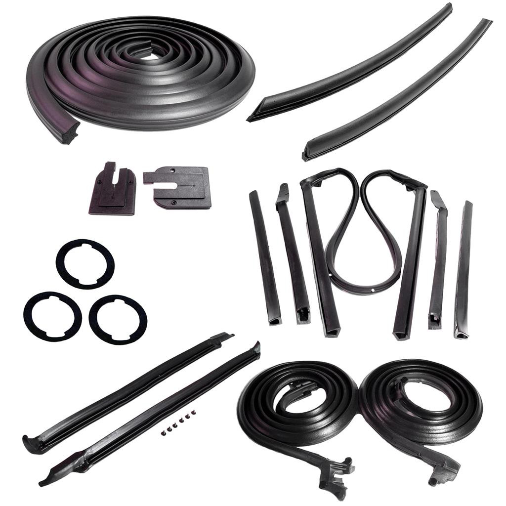 1965 Pontiac GTO LeMans Tempest Convertible Master Weatherstrip Kit Metro
