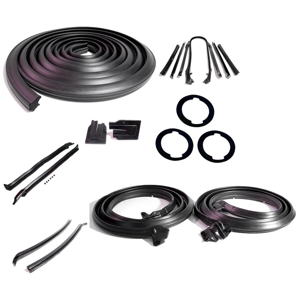 1966-1967 Pontiac GTO LeMans Tempest Convertible Master Weatherstrip Kit Metro
