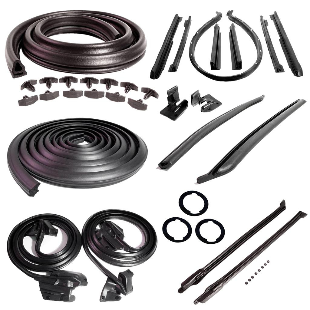 1968 Pontiac GTO LeMans Tempest Convertible Master Weatherstrip Kit Metro