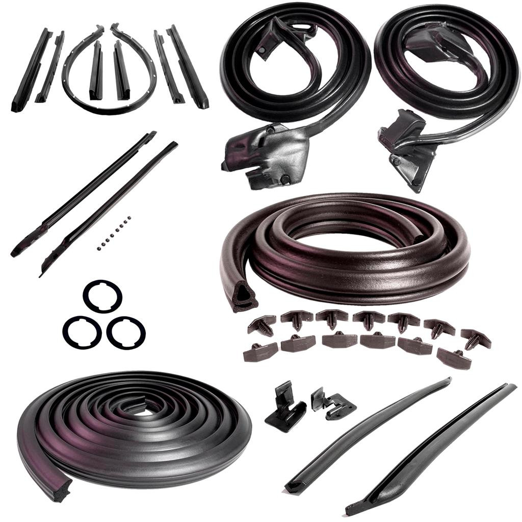 1969 Pontiac GTO LeMans Tempest Convertible Master Weatherstrip Kit Metro