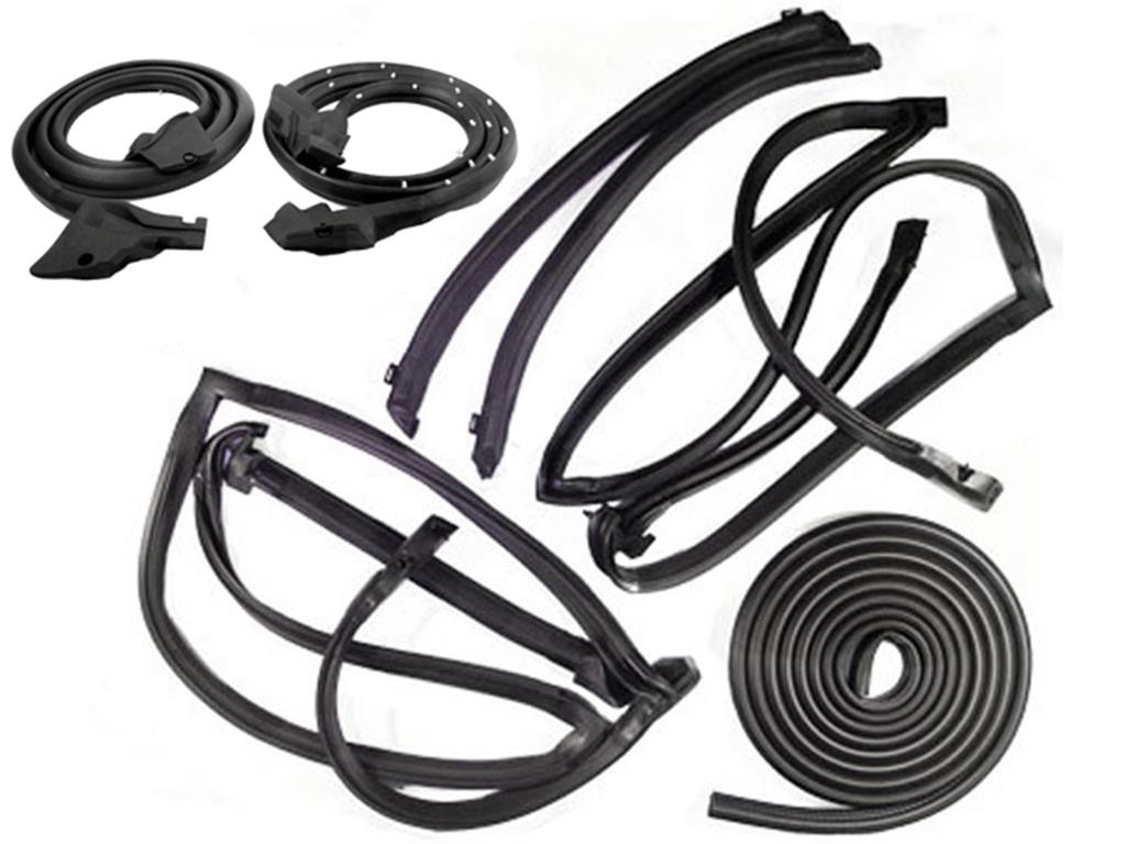1978-1980 Buick Regal & Cutlass Supreme 2 Door W/ T Top Basic 7 Piece Weatherstrip Kit Metro