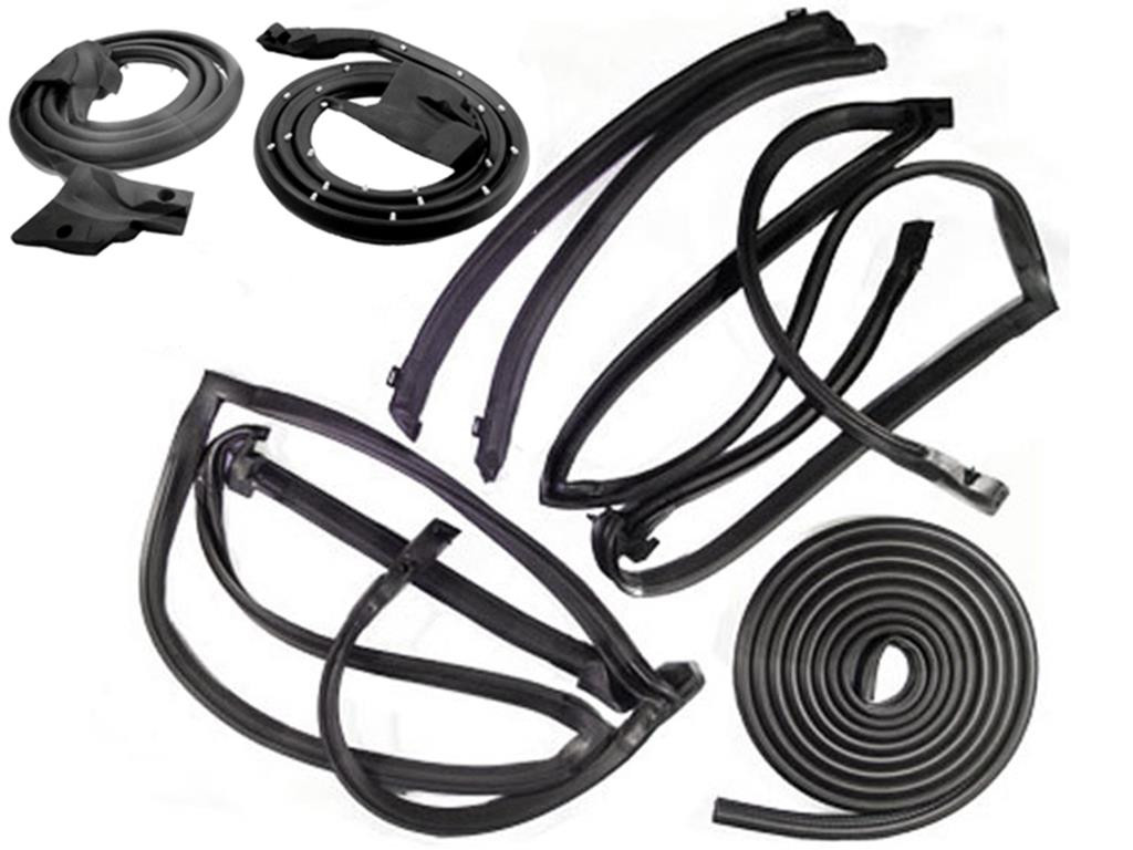 1978-1981 Chevrolet Monte Carlo & Grand Prix 2 Door W/ T Top Basic 7 Piece Weatherstrip Kit