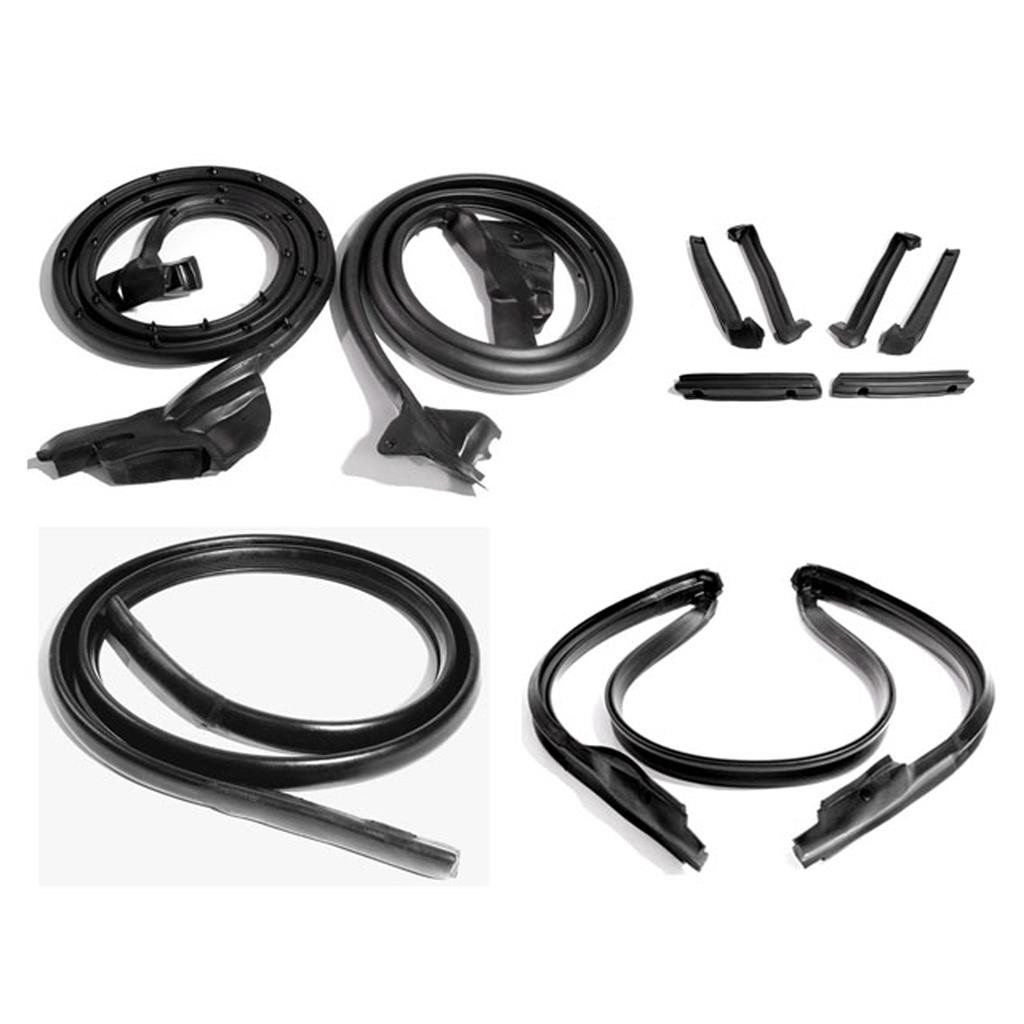 1990-1996 Chevrolet Corvette Convertible Basic Weatherstrip Kit Metro
