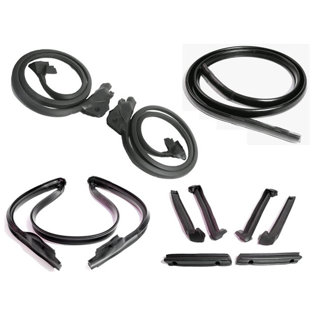 1986-1989 Chevrolet Corvette Convertible Basic Weatherstrip Kit Metro