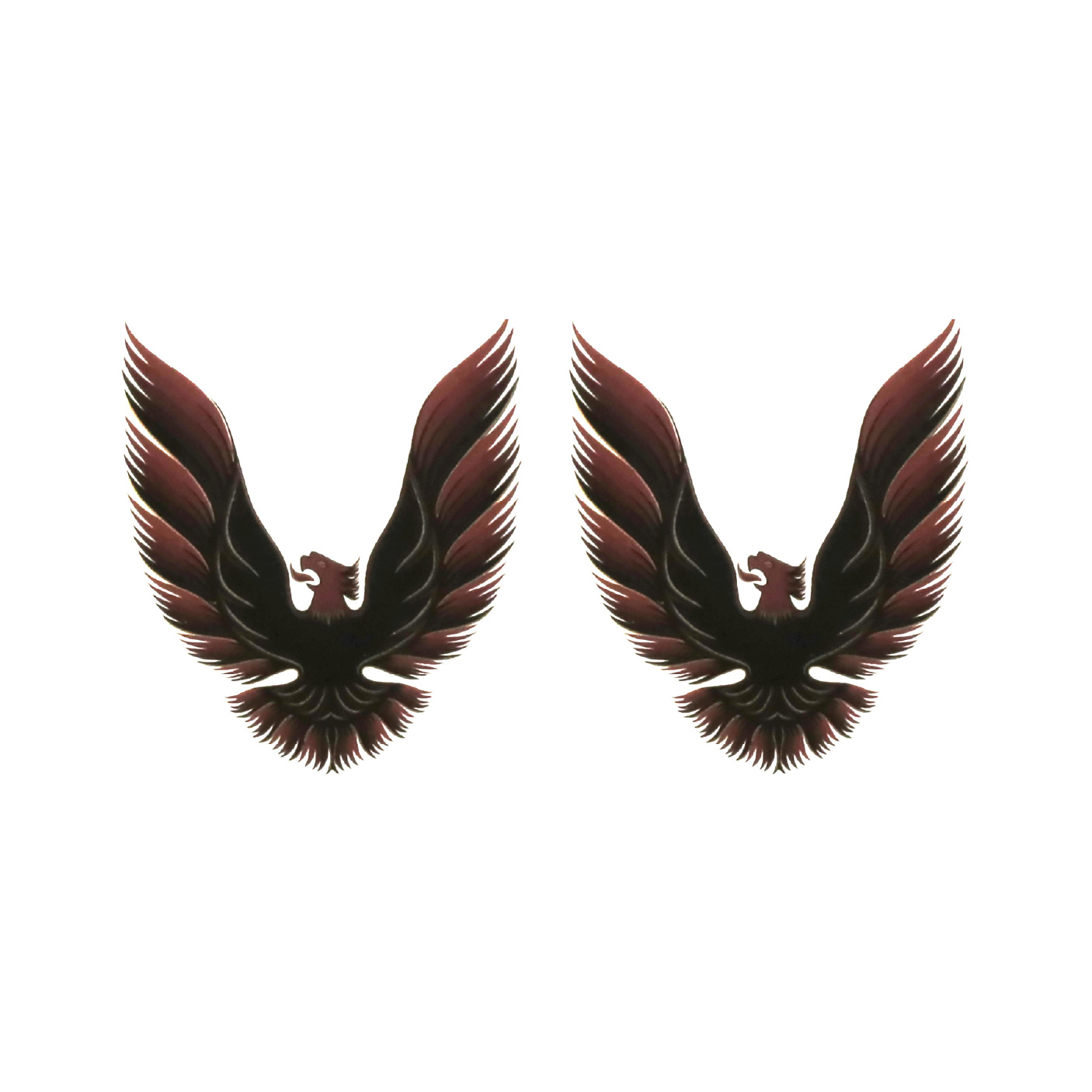 1980 Pontiac Firebird Trans Am Burgundy Quarter Panel Bird Decal 3"