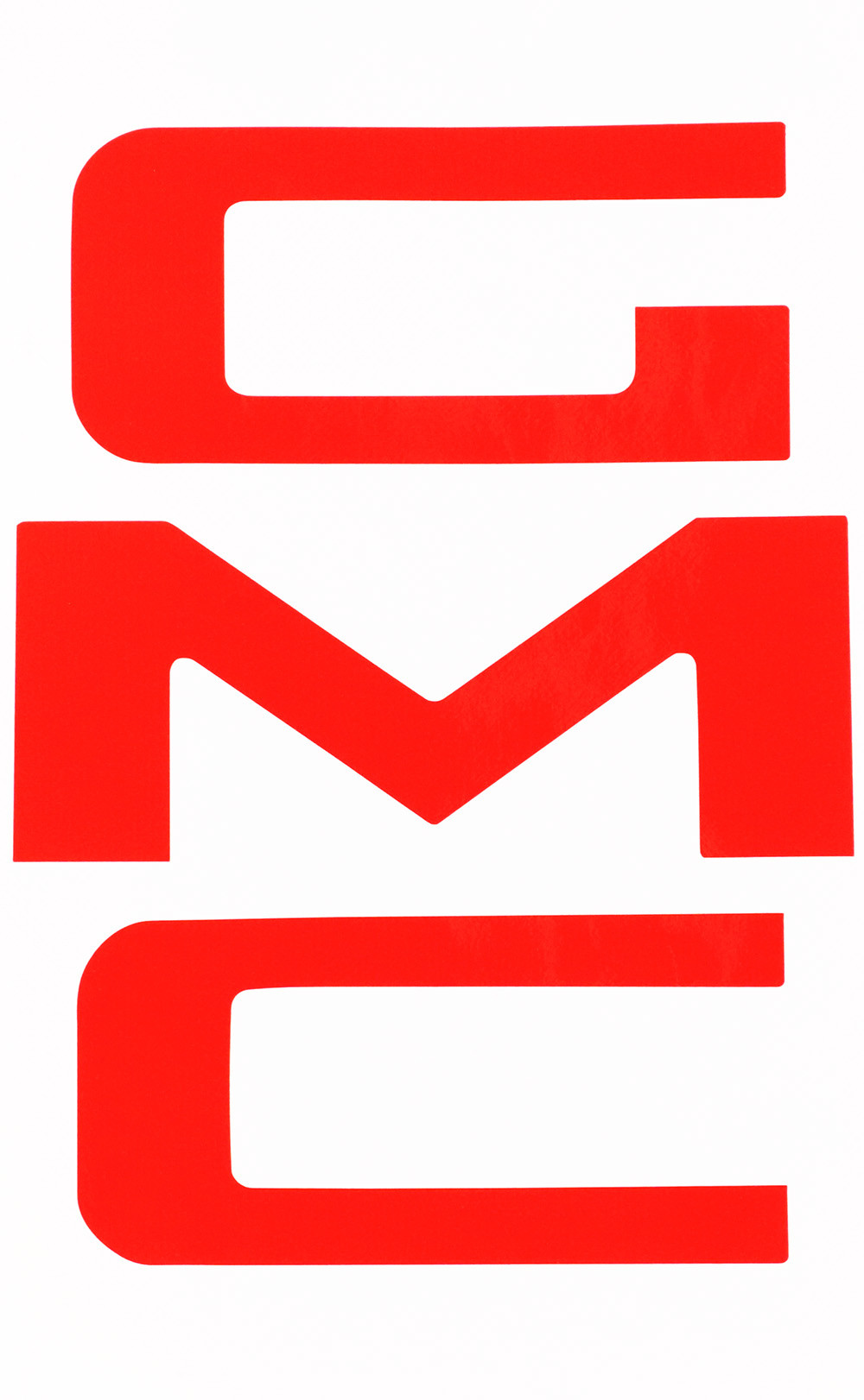 1967-1987 GMC Stepside Pickup Truck "GMC" Red Letter Decal Set