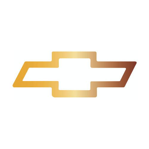 1947-1987 Chevrolet Bowtie Gold Decal